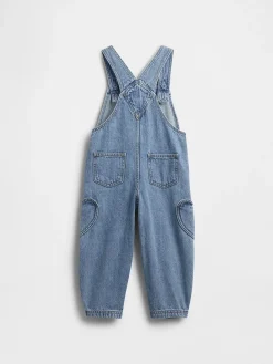 Baby & Toddler Heart Pocket Horseshoe Overalls