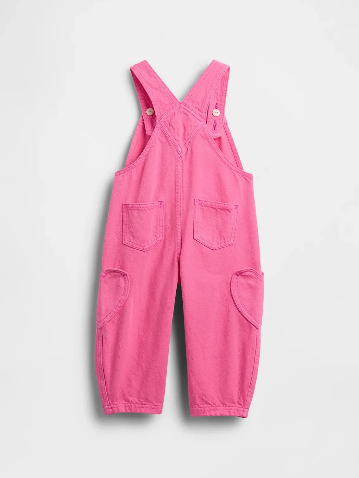 Baby & Toddler Heart Pocket Horseshoe Overalls