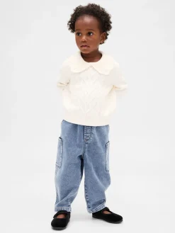 Baby & Toddler Knit Barrel Jeans