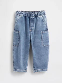 Baby & Toddler Knit Barrel Jeans