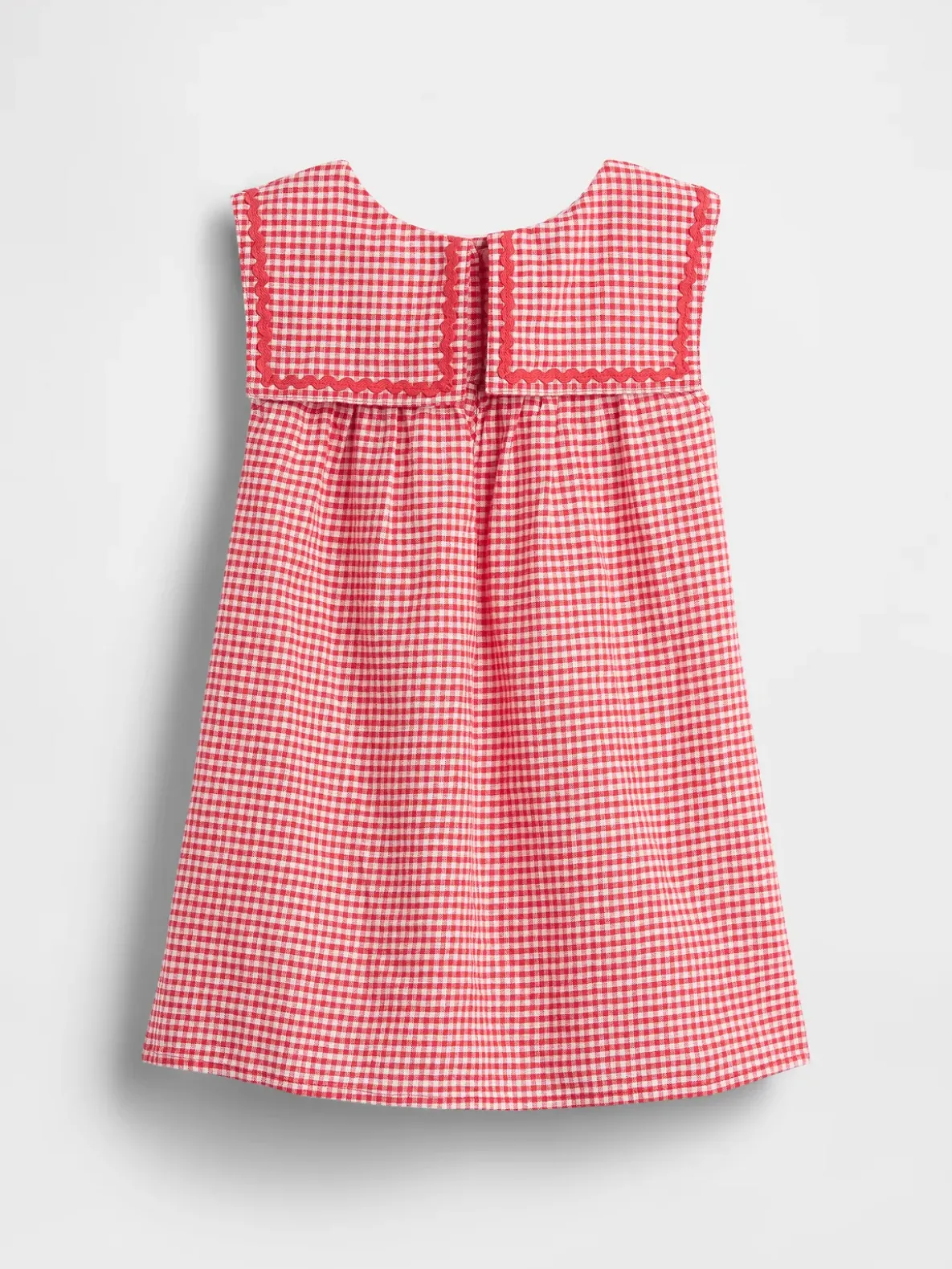 Baby & Toddler Linen-Cotton Gingham Sailor Dress