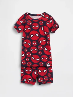 Baby & Toddler Marvel Organic Brushed Cotton PJ Short Set