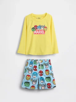 Baby & Toddler Marvel Rash Guard Swim Set