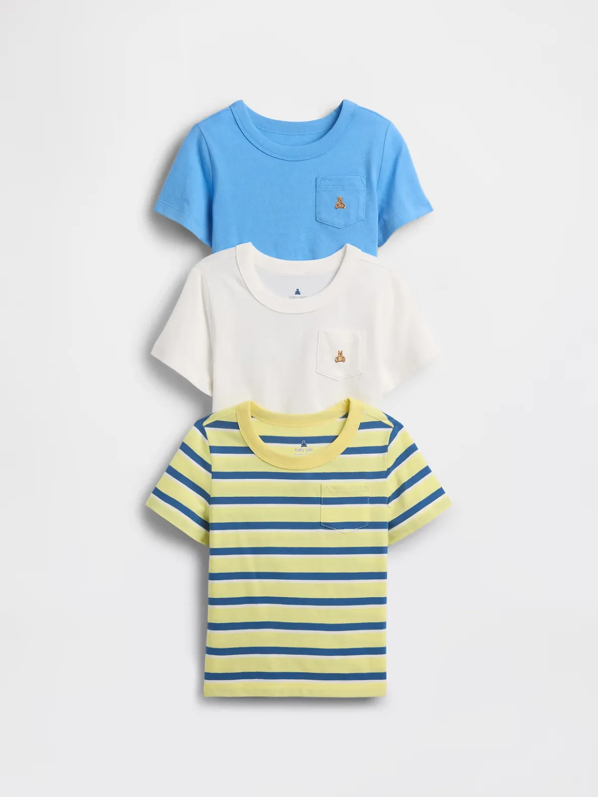 Baby & Toddler Mix & Match Pocket T-Shirt (3-Pack)