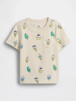Baby & Toddler Mix & Match Print Pocket T-Shirt