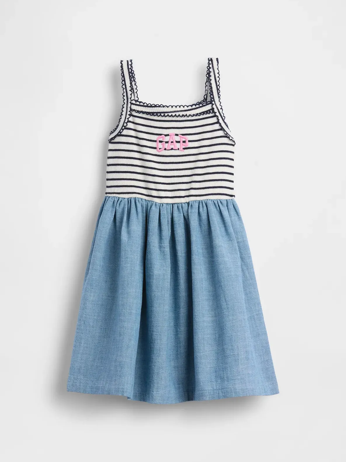 Baby & Toddler Mixed Media Apron Dress