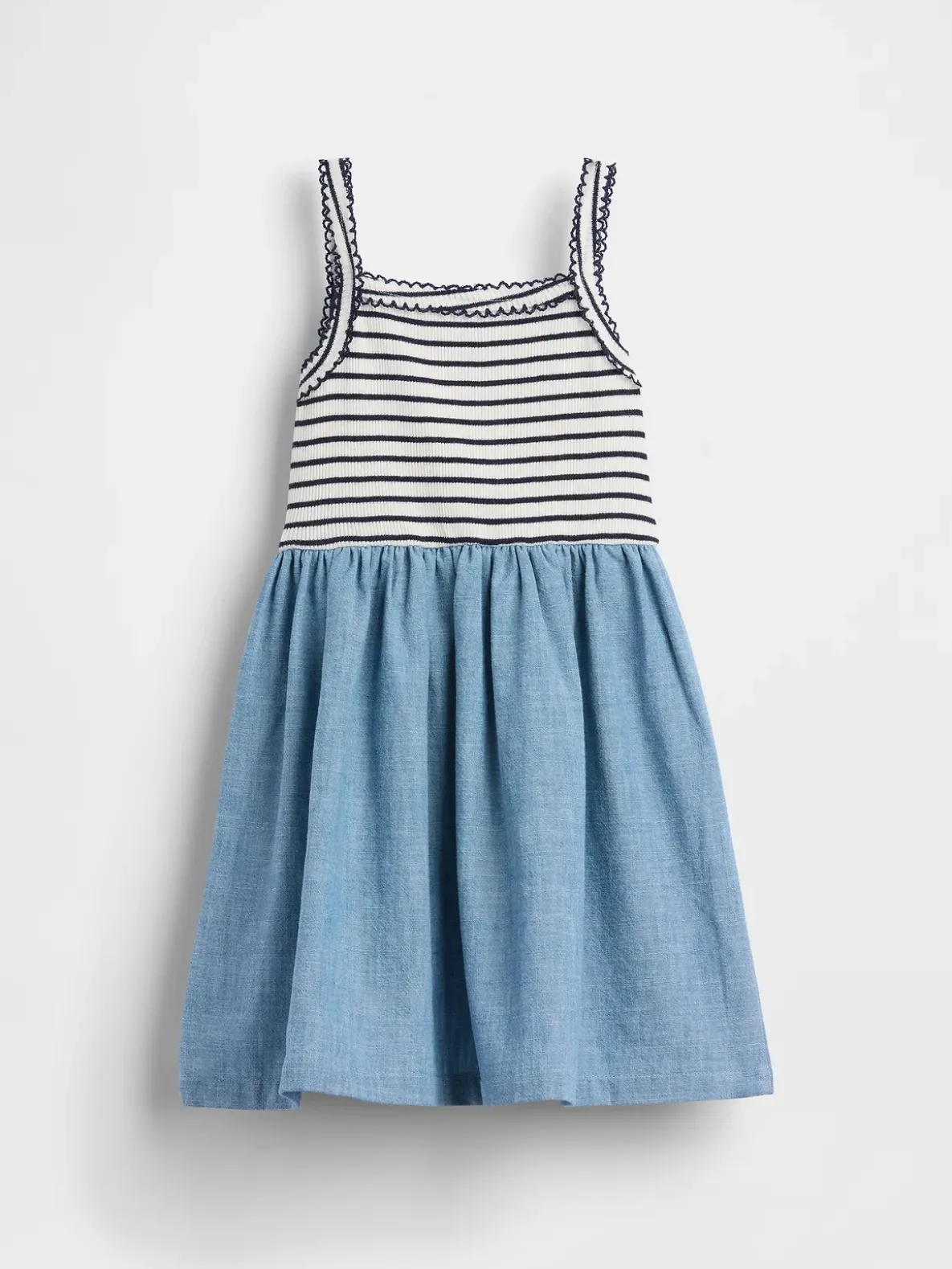 Baby & Toddler Mixed Media Apron Dress