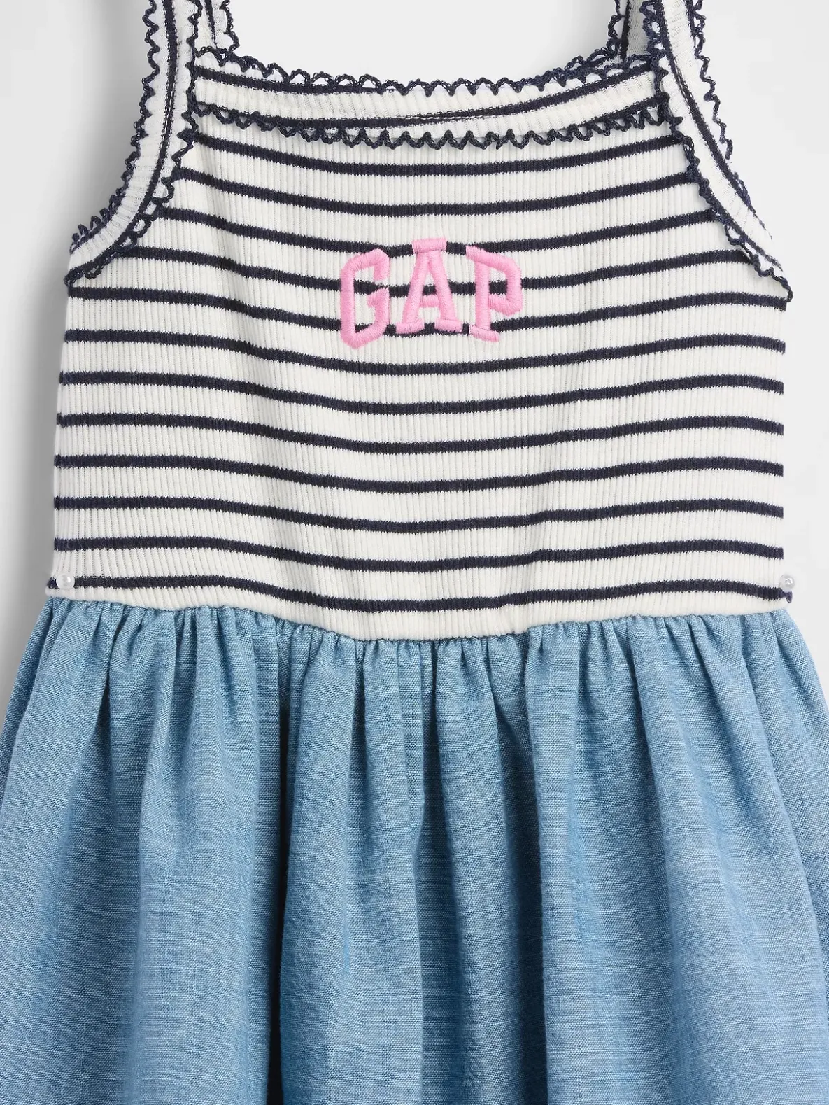 Baby & Toddler Mixed Media Apron Dress