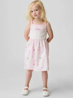 Baby & Toddler Mixed Media Apron Dress
