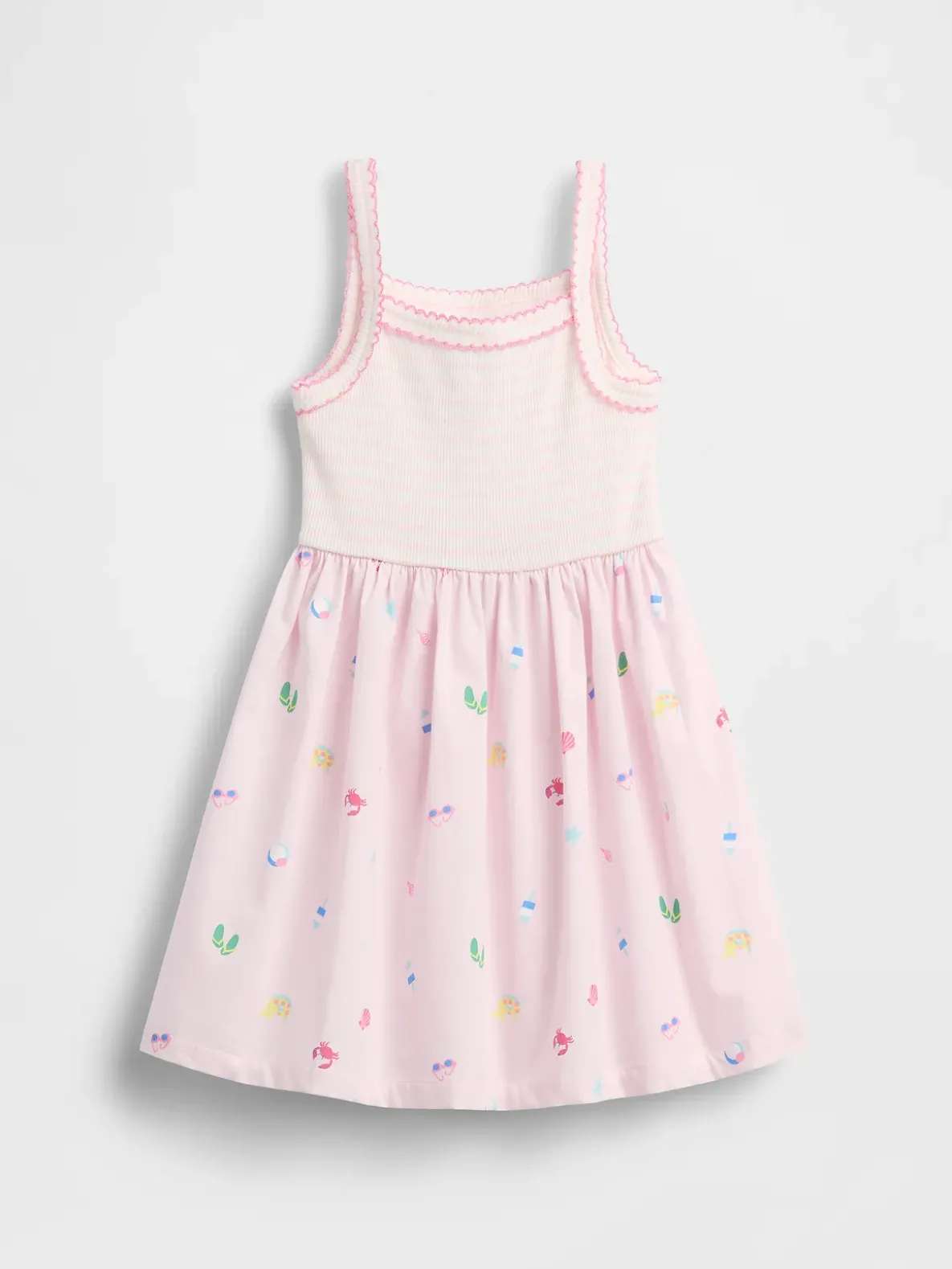 Baby & Toddler Mixed Media Apron Dress