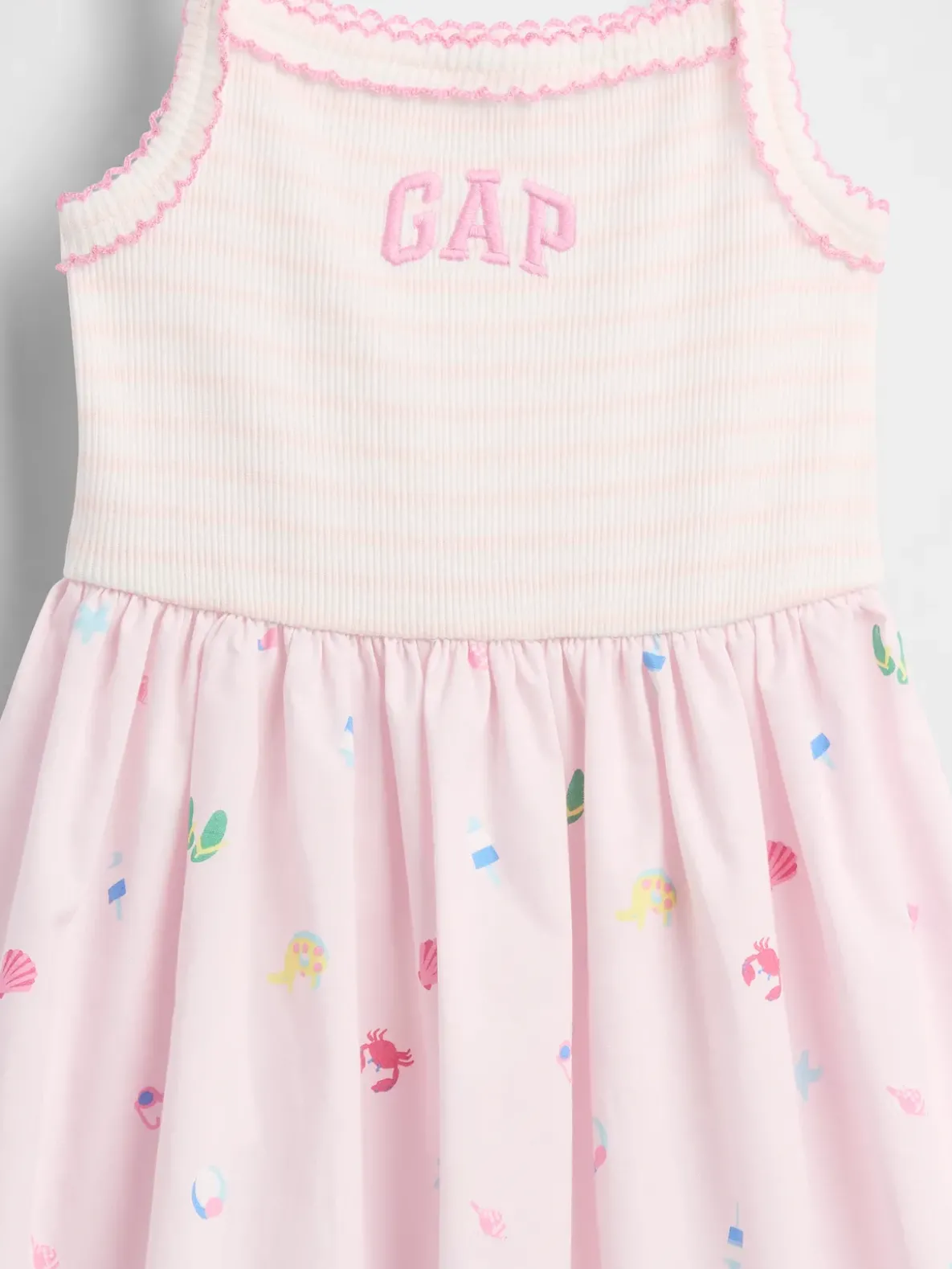 Baby & Toddler Mixed Media Apron Dress