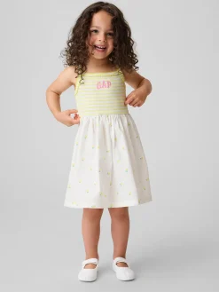 Baby & Toddler Mixed Media Apron Dress