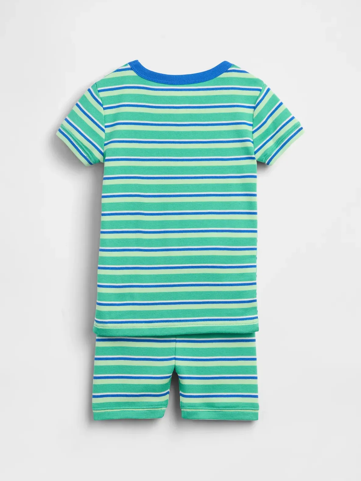 Baby & Toddler Organic Brushed Cotton Stripe PJ Short Set