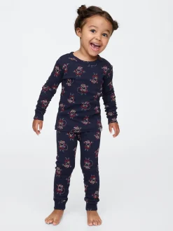 Baby & Toddler Organic Brushed Cotton Holiday PJ Set
