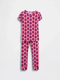 Baby & Toddler Organic Brushed Cotton Ladybug PJ Set