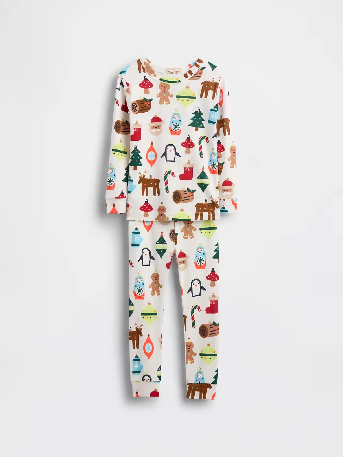 Baby & Toddler Organic Brushed Cotton Holiday PJ Set