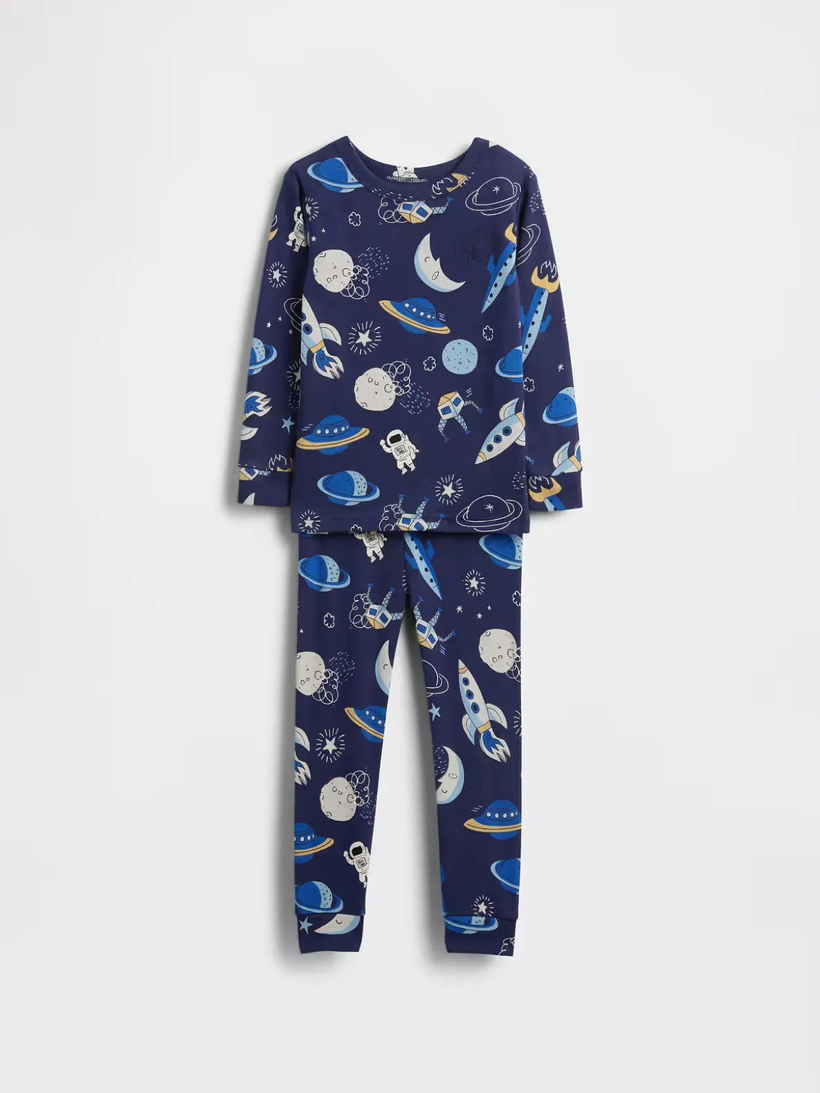 Baby & Toddler Organic Brushed Cotton Space PJ Set