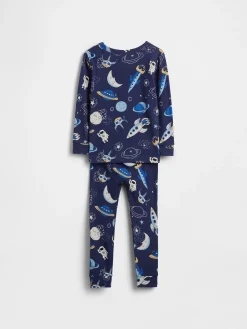 Baby & Toddler Organic Brushed Cotton Space PJ Set