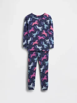 Baby & Toddler Organic Brushed Cotton Unicorn PJ Set