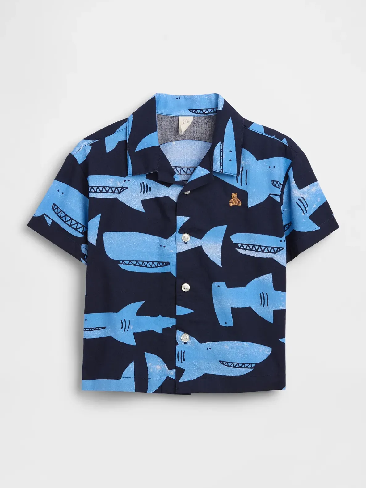 Baby & Toddler Organic Cotton Poplin Print Shirt