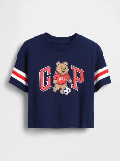 Baby & Toddler Oversized Brannan Bear Varsity Graphic Logo T-Shirt