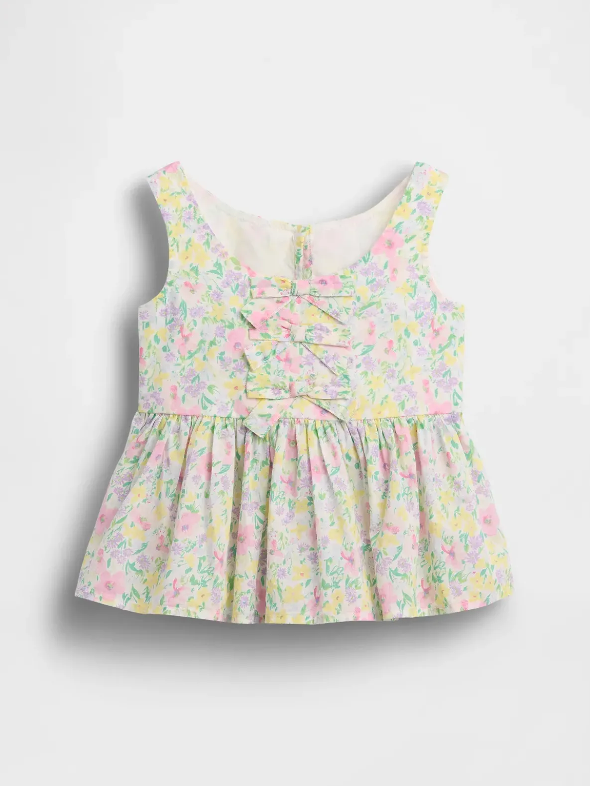 Baby & Toddler Peplum Bow Tank Top
