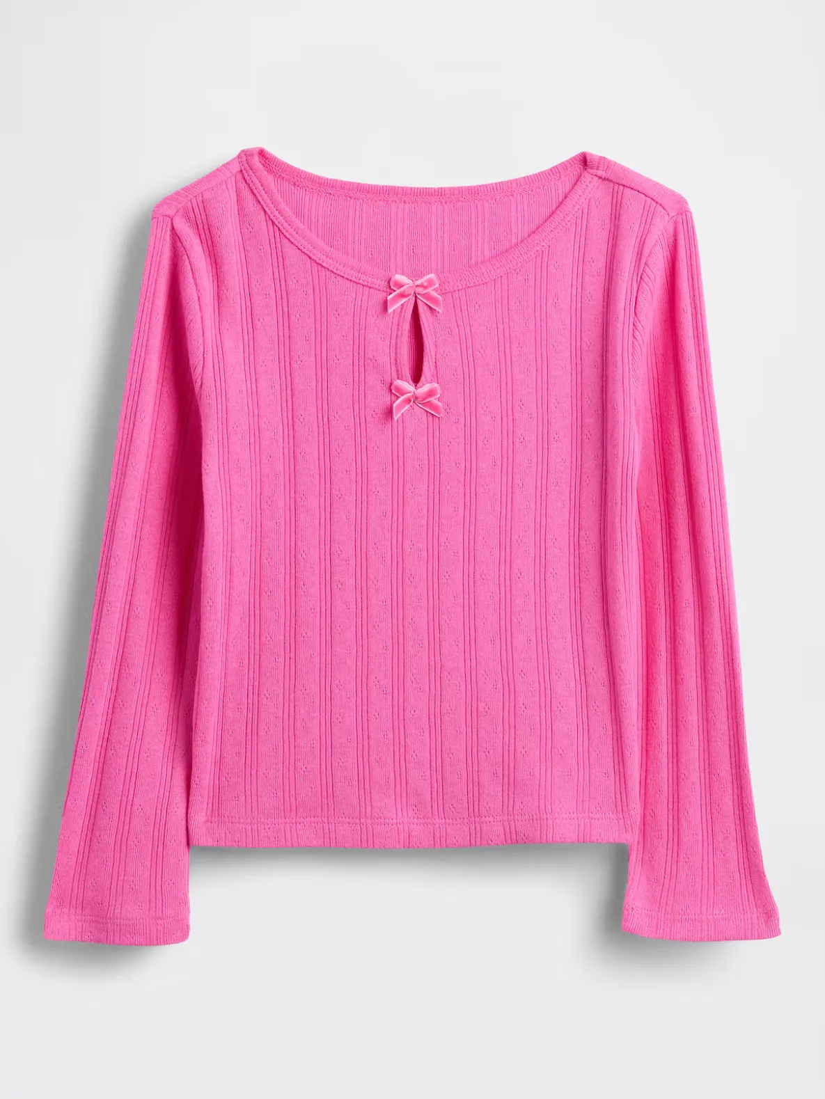 Baby & Toddler Pointelle Bow Top