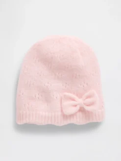 Baby & Toddler Pointelle Bow Beanie