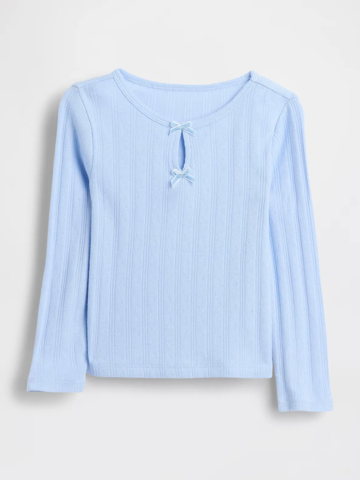 Baby & Toddler Pointelle Bow Top
