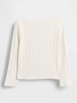 Baby & Toddler Pointelle Bow Top