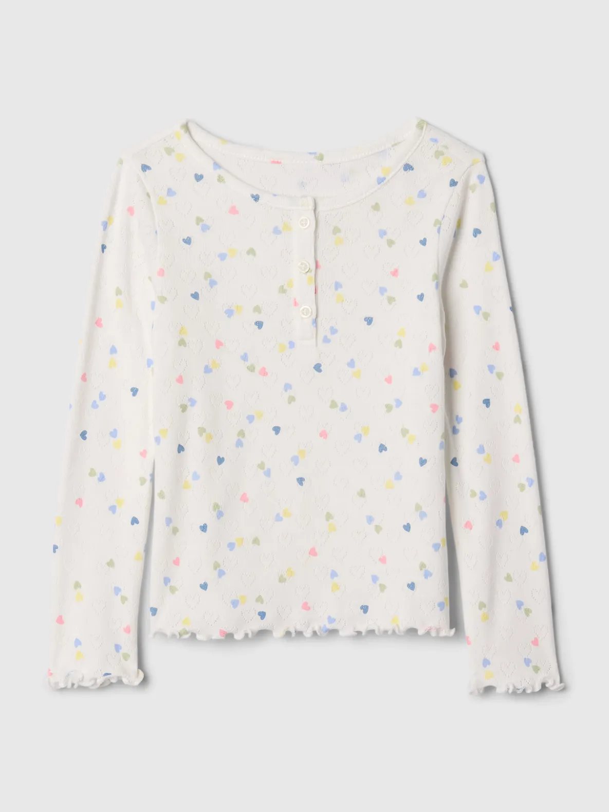 Baby & Toddler Pointelle Henley Top