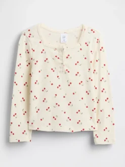 Baby & Toddler Pointelle Henley Top
