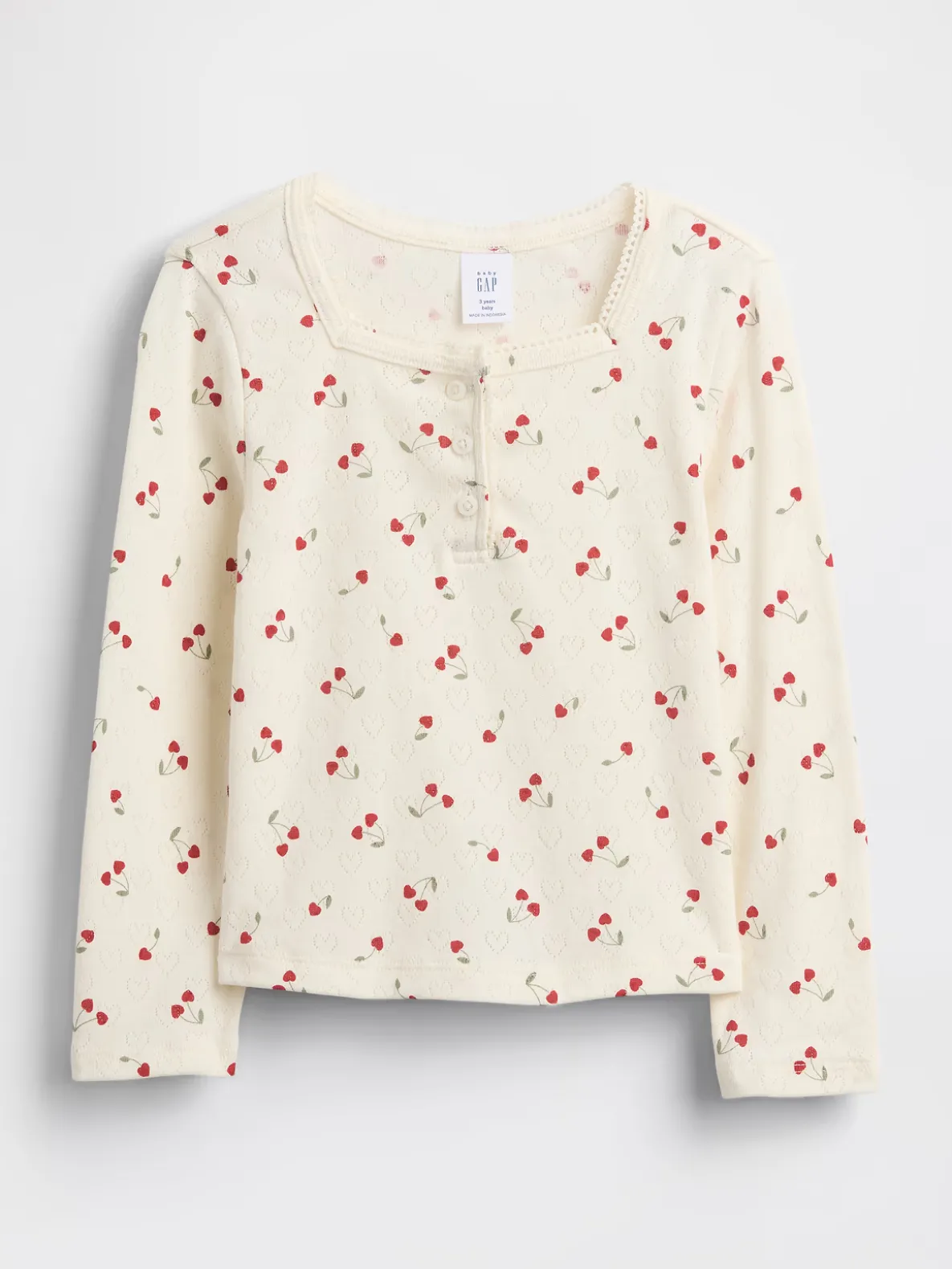 Baby & Toddler Pointelle Henley Top
