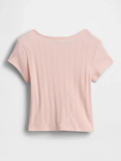 Baby & Toddler Pointelle Rib T-Shirt