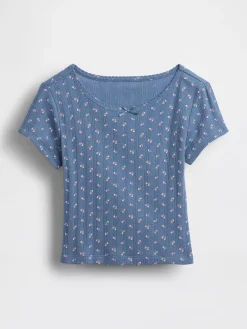 Baby & Toddler Pointelle Rib T-Shirt
