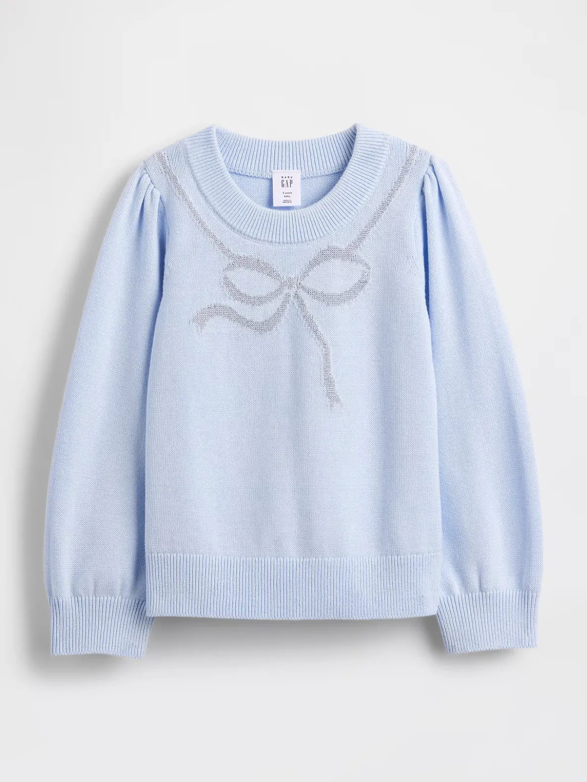 Baby & Toddler Puff-Sleeve Sweater