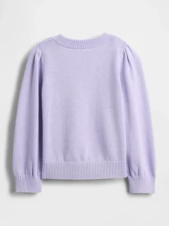 Baby & Toddler Puff-Sleeve Sweater
