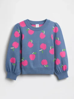 Baby & Toddler Puff-Sleeve Sweater