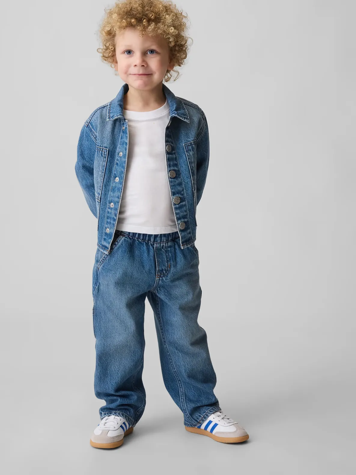 Baby & Toddler Pull-On Baggy Cargo Jeans