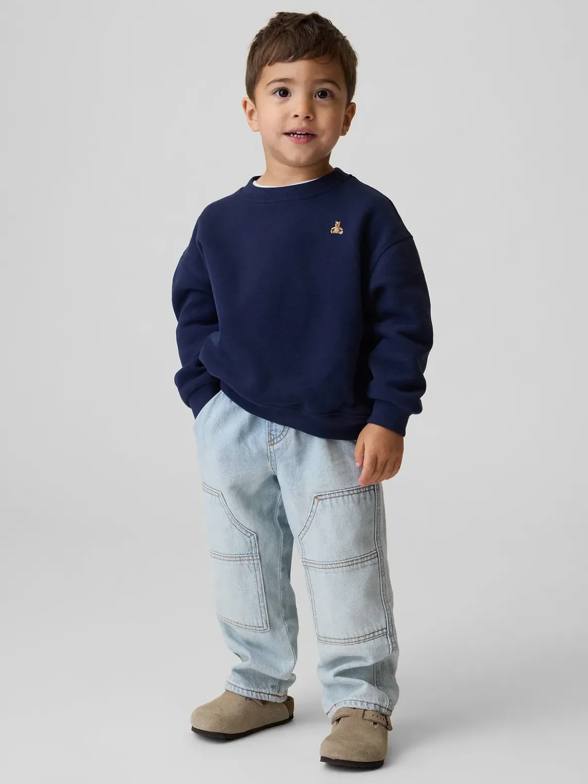 Baby & Toddler Pull-On Baggy Carpenter Jeans