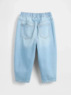 Baby & Toddler Pull-On Barrel Jeans