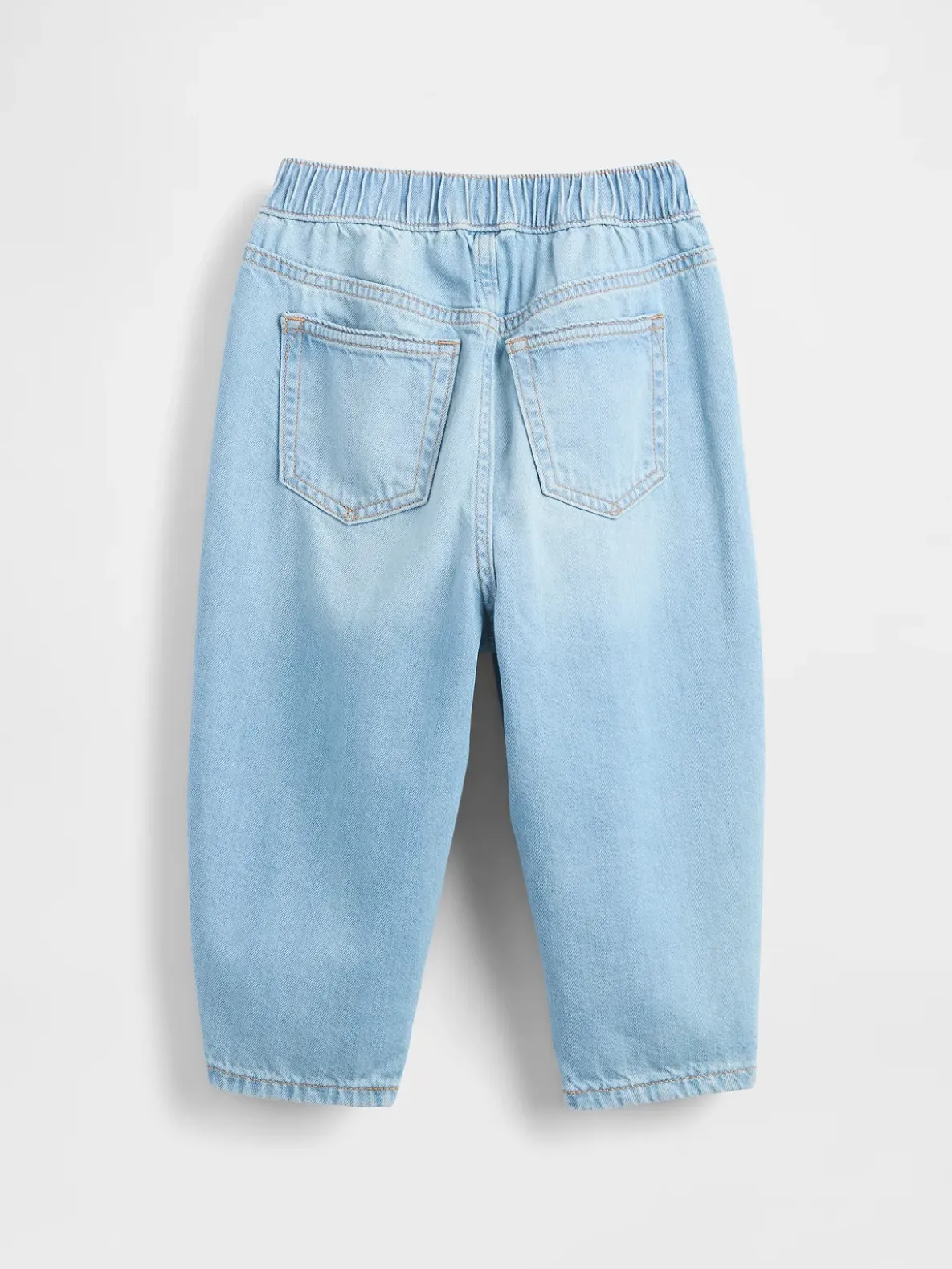 Baby & Toddler Pull-On Barrel Jeans