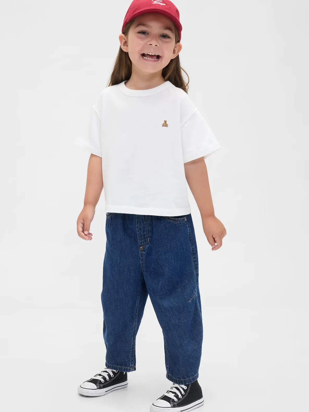 Baby & Toddler Pull-On Barrel Jeans