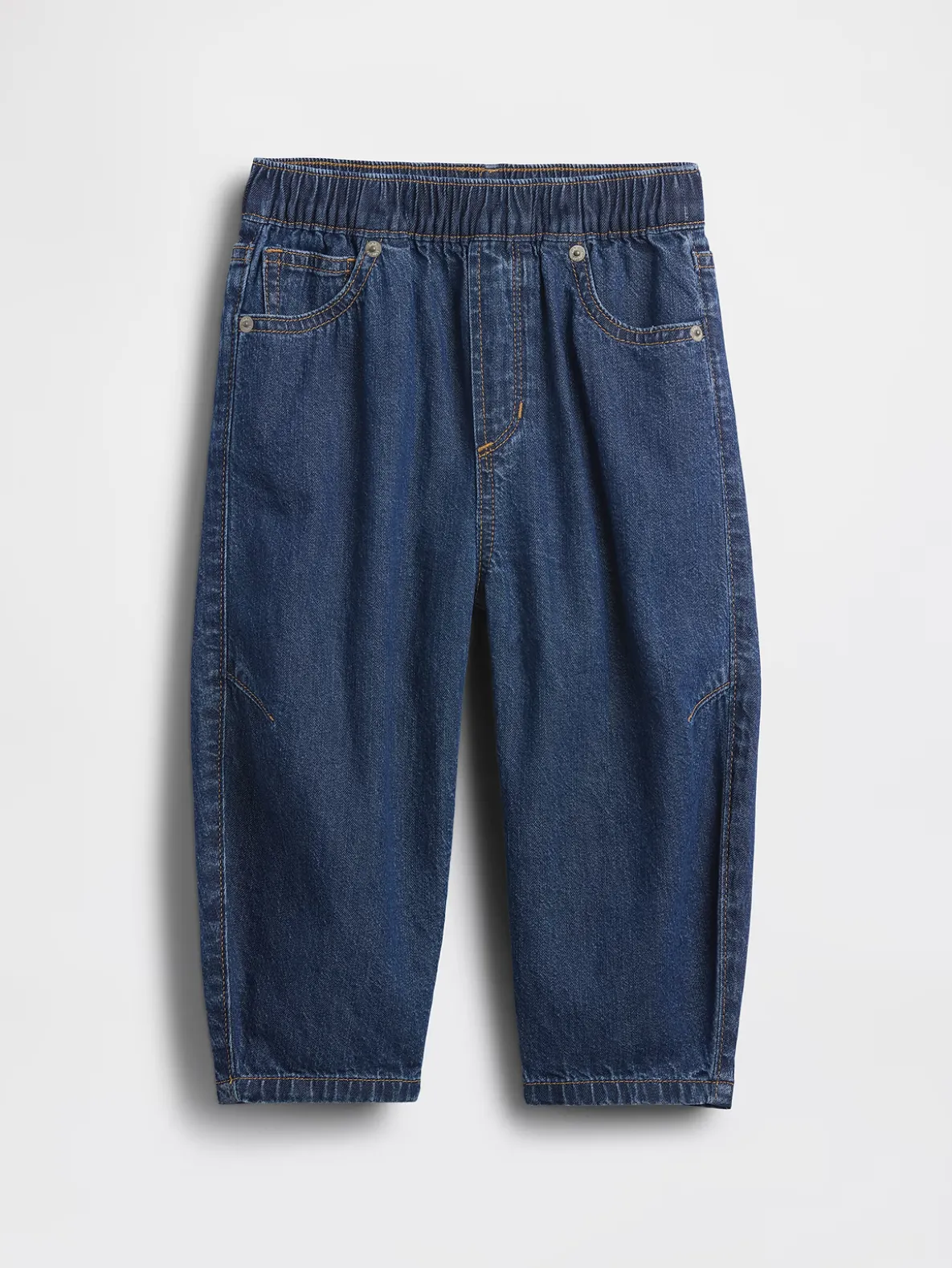 Baby & Toddler Pull-On Barrel Jeans