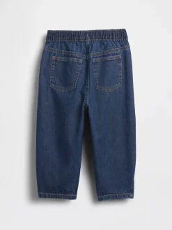 Baby & Toddler Pull-On Barrel Jeans