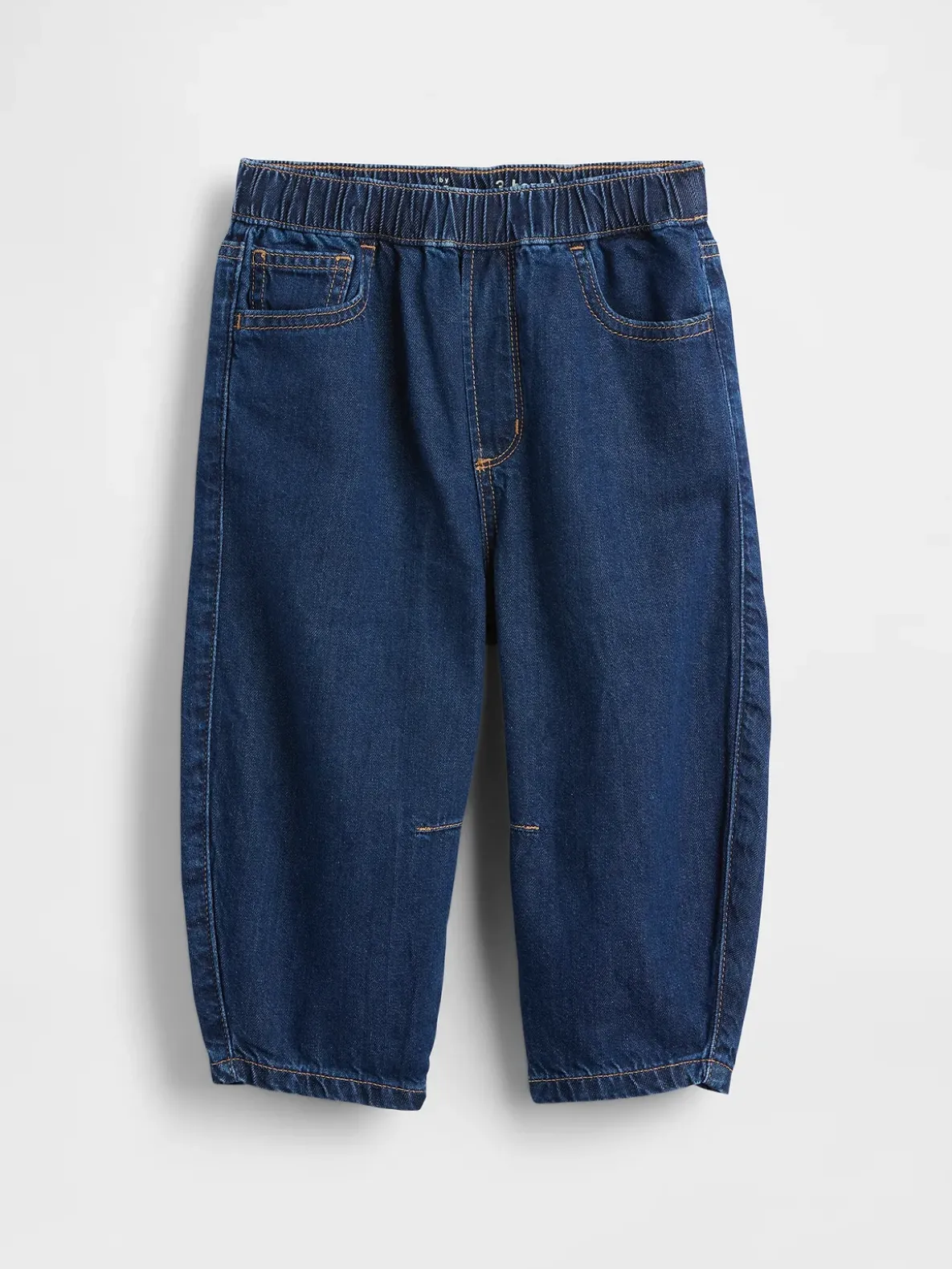 Baby & Toddler Pull-on Barrel Jeans