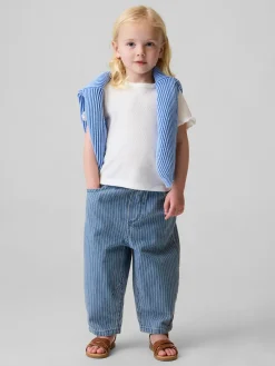 Baby & Toddler Pull-On Barrel Jeans