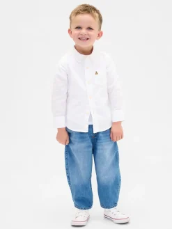Baby & Toddler Pull-on Barrel Jeans