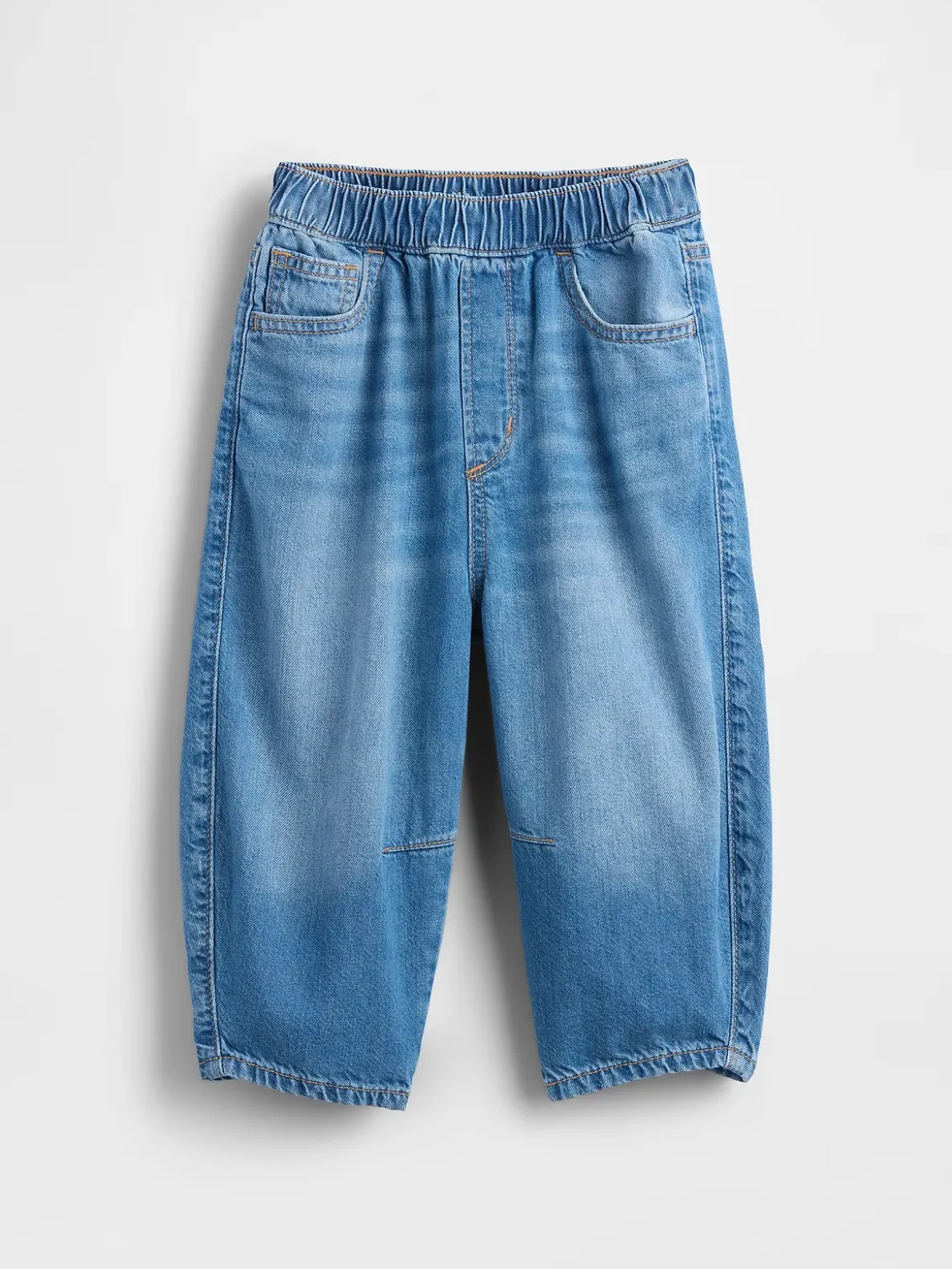 Baby & Toddler Pull-on Barrel Jeans