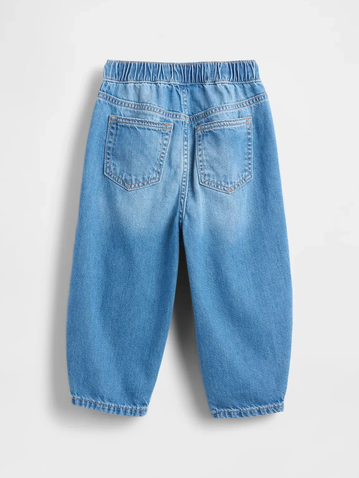 Baby & Toddler Pull-on Barrel Jeans